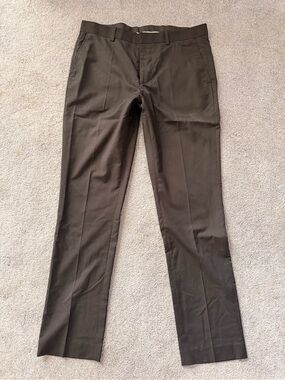 H&M Men’s 32R Slim Fit Dress Pants Charcoal Gray Trousers